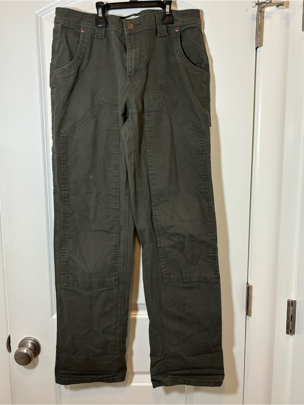 Dickies Olive Work Cargo Pants in Deep Army Green